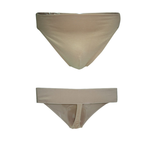 Suspensores danza hombre Intermezzo.Tipo tanga.Color beige 7633