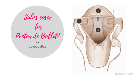 Cómo coser tus zapatillas de punta de ballet de forma correcta